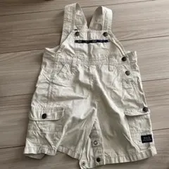 限定セール！現品限り！POLO オフホワイト　オーバーオール　夏用　男女兼用