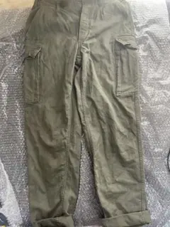 ドイツ軍 ミリタリーパンツ W31 カーキ カーゴパンツ j34 ミリタリー