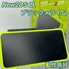 ✨動作良好✨ニンテンドー New2DSLL ライム×ブラック