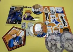 ブルーロック 國神錬介 グッズセット 缶バッジ クリアシート シール 等