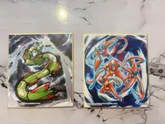 ポケモン 色紙アート ART レックウザ ミニ色紙 - メルカリ