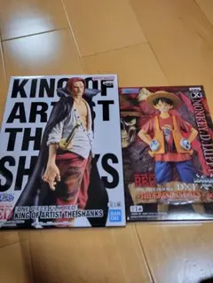 ワンピース/フィギュア シャンクス、ルフィ/2体セット/未開封
