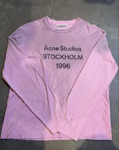 さくら様専用　Acne Studios 1996 ロゴ 長袖カットソー ピのサムネイル