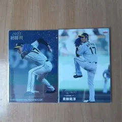 プロ野球チップス　青柳晃洋 阪神タイガース