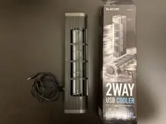 未使用エレコムノートPC クーラー 超小音 2WAY USB COOLER