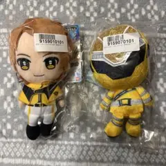 魔進戦隊キラメイジャー 熱田充瑠＆射水為朝＆押切時雨 ぬいぐるみ