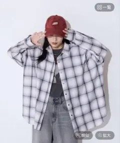 JEANASIS ジーナシス オンブレチェックシャツLS