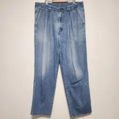 ​90s DOCKERS 2タック デニムスラックス W34 リーバイス ワイドのサムネイル