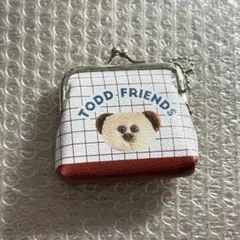 mojojojo PVCがま口ポーチ ブラウン