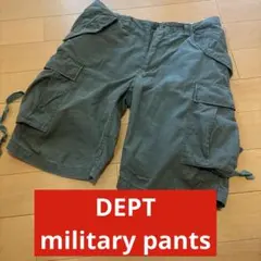 DEPT ミリタリー　カーゴパンツ　/ Mサイズのサムネイル