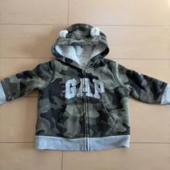 GAP 迷彩柄 フード付きパーカー80cm