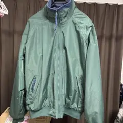 PORT AUTHORITY ナイロンジャケット グリーン 裏起毛