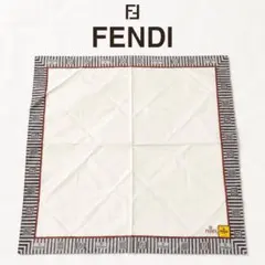 【新品未使用✨】FENDI フェンディ ズッカ柄 ハンカチ ハンドタオル FF柄のサムネイル