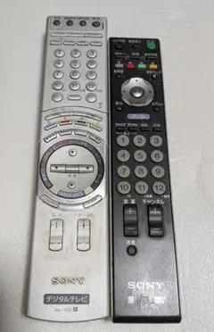 SONY テレビ用リモコン 2点セット RM-J1002のサムネイル