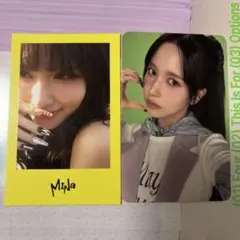 TWICE ミナ this is for デジパック ポラロイド トレカ セット