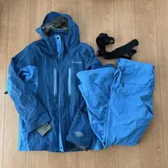 Columbia 青色 レインスーツ(上下セット)