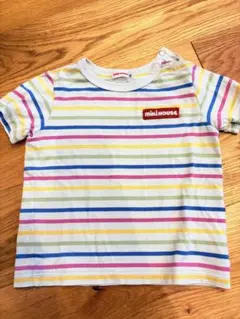 MIKI HOUSE マルチボーダー Tシャツ