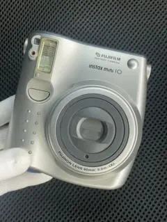 富士フィルム instax mini 10インスタントカメラチェキ シルバー