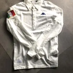 ゴルフKappa ホワイト ロングスリーブシャツ