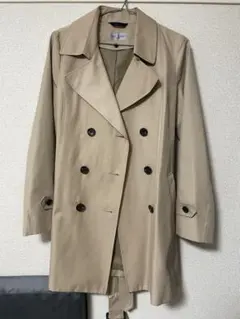LES MUES ベージュ トレンチコート Lサイズ ベスト付き