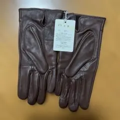羊革　ブラウンレザー手袋