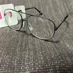 ダイソー メタル 老眼鏡 2.0 黒 ①