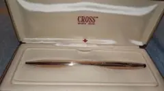 ✨CROSS 14KT 旧ロゴ ボールペン 青インク✨