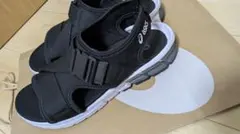 【美品】ASICS サンダル ブラック　GEL-QUANTUM 90 SD