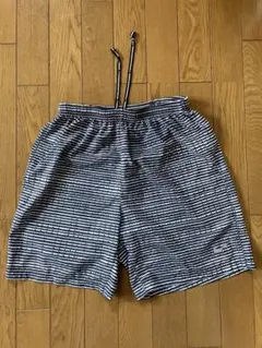 美品NIKE⭐︎青灰色⭐︎デザインボーダー⭐︎ショートパンツ