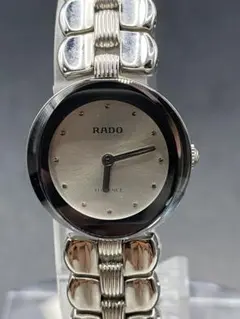 非常に美品。ROCHAS PARIS ダイヤモンドベゼル&インデックス 腕時計
