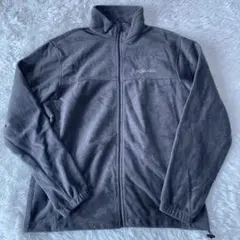 コロンビア　フリース　フルジップ　グレー　L 海外古着