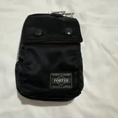 【新品 未使用】PORTER ポーター ポーチ 小物入れ 携帯入れ　ブラック