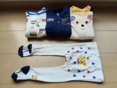 ミキハウス ダブルB ロンパース タイツ セットのサムネイル