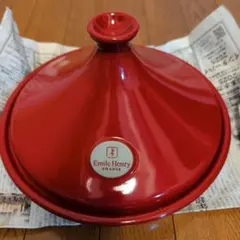 美品 Emile Henry タジン鍋 レッド25㎝のサムネイル