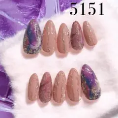 5151★ネイルチップ★ハンド★24枚セット★ポイント型