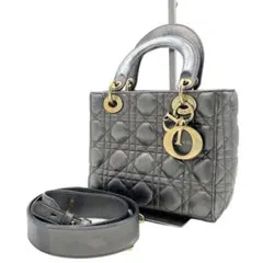 Christian Dior Lady Dior レザー２WAY ハンドバッグのサムネイル