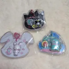 サンリオキャラクターズ　パッケージチャーム　バッドばつ丸　メル　ハンギョドン