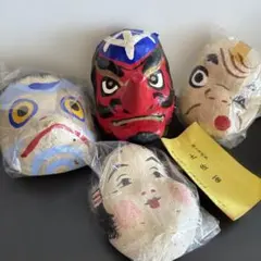 古い 古作 張子面 天狗面 和紙 古道具 アンティーク 民芸 郷土玩具 2026年最新】張子お面 天狗の人気アイテム - メルカリ