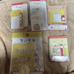 ちいかわ みんなでラーメン 一番くじ H賞 ステーショナリー フルコンプリート