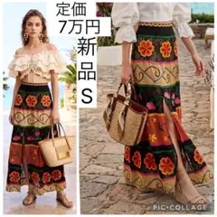定価7万新品alice+oliviaクチュール刺繍×レース ロングスカートのサムネイル