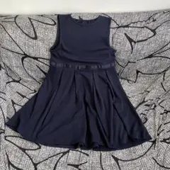 試着のみ GITA ワンピース 140〜155 紺色 千趣会