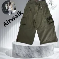 Airwalk エアウォーク カーゴ ショートパンツ オリーブグリーン サイズLのサムネイル