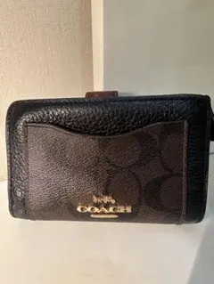 coachソフトレザー二つ折り財布