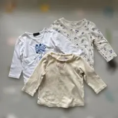 miki HOUSE 他　ベビー 長袖カットソー まとめ売り