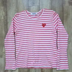 コムデギャルソン ボーダーロンT archive swag y2k 紫 白 - メルカリ