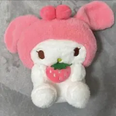 気まぐれ値下げ【新品】マイメロディ ぬいぐるみ イチゴ付き