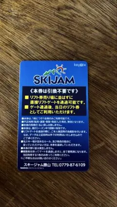 ［休日可］スキージャム勝山 リフト券 大人 25-26シーズン