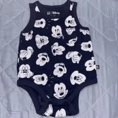 GAP ミッキー ノースリーブ ロンパース 3-6ヶ月 タンクトップ 袖なし
