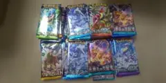 開封済みポケモンカードパックとカードセット