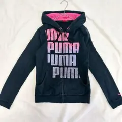 PUMA Y2K 平成ギャル フード ジップパーカー ロゴ グランジ 韓国 Mのサムネイル